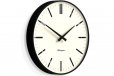 Newgate Radio City Wall Clock Bold Black Marker Dial - Matte Black