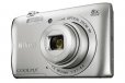 Nikon A300 COOLPIX Digital Compact Camera 20MP 8x Zoom (Silver)