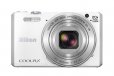 Nikon S7000 COOLPIX Digital Compact Camera (White)