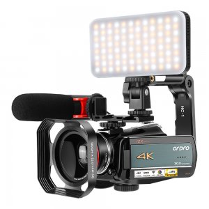 ORDRO HDR AC5 Plus 5K 12X Optical Zoom Handheld Camera Kit