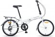 Progear Nomad Folding Commuter Bike Pearl White