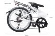 Progear Nomad Folding Commuter Bike Pearl White