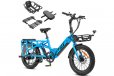 Progear E-Moover E-Cargo Bike Electric Blue + Transporter Kit