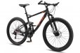 Progear Trail Dual Suspension Mountain Bike - Black Ember 17cm