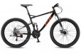 Progear Trail Dual Suspension Mountain Bike - Black Ember 17cm