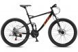 Progear Trail Dual Suspension Mountain Bike - Black Ember 19cm