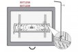 Prolink 45Kg Tiltable Curved or Flat Panel TV Wall Mount BKT1039