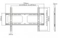Prolink BKT1091 80Kg Low Profile Fixed Wall Mount