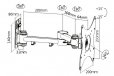 Prolink BKT1220 20Kg Articulated TV Wall Mount