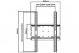 Prolink BKT1800 37"-70" VESA Vertical TV Wall Mount Bracket 70Kg Load
