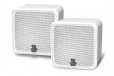 Pyle PCB4WT 4" Mini Cube Bookshelf Speaker White