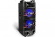 Pyle Bluetooth PA Loudspeaker Karaoke System Wireless Mic w/ DJ Lights