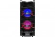 Pyle Bluetooth PA Loudspeaker Karaoke System Wireless Mic w/ DJ Lights