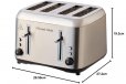 Russell Hobbs Addison 4 Slice Toaster Brushed Stainless Steel
