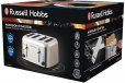 Russell Hobbs Addison 4 Slice Toaster Brushed Stainless Steel