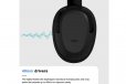 Silcron Eono Bluetooth Active Noise Cancelling Headphones - Black
