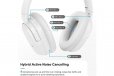 Silcron Eono Bluetooth Active Noise Cancelling Headphones - White