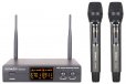 Sonken WM2500 UHF Dual Channel Professional Wireless Microphone Kit