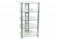 Studio Acoustics SAR544 5 Tier Clear Glass AV Stand