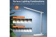 Sympa LED Desk Lamp Dimmable Light Charging Port - Black