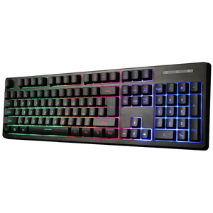 1st Player Fire Dancing K5 Membrane Gaming Keyboard RGB LED Backlit