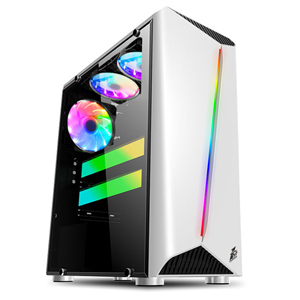 1st Player Rainbow R3 ATX PC Gaming Case w/ 3x A2 RGB Cooling Fans