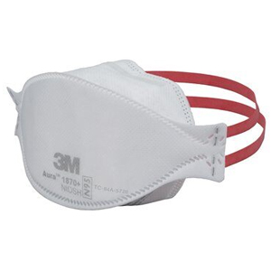 3M Aura Respirator & Surgical Mask 1870+ N95 Single Mask PPE