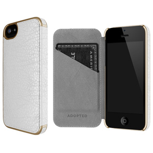 Adopted Leather Folio Wallet Case - iPhone 5 & 5S - ADH011 Adopted Leather Folio Wallet Case - iPhone 5 & 5S - ADH011