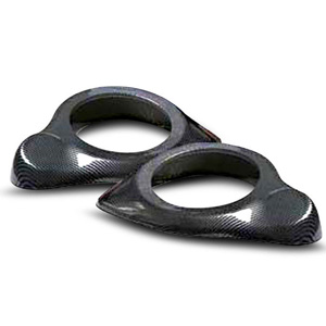 Aerpro APF62CF 6" Carbon Finish Fibreglass Component Speaker Spacers