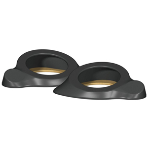 Aerpro APF62GR 6" & 1" Component Speaker Spacers Grey Vinyl Fibreglass