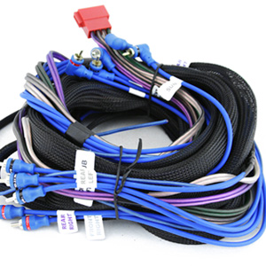 Aerpro APFH3A 3m w/ RCA Pre Loomed Fast Harness for Amplifier