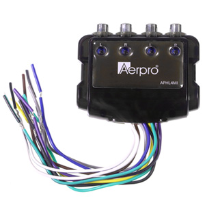 Aerpro APHL4MI 4 Channel Line Out Converter