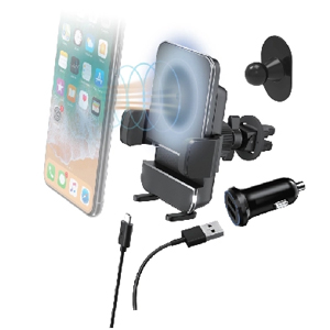 Aerpro APWHVLOK Qi Wireless Charger Cradle Kit + Vent Dash Mount
