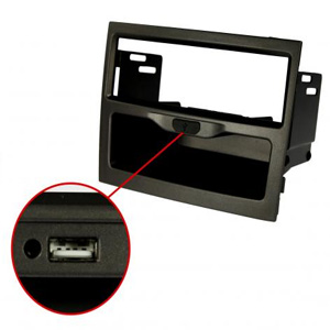Holden VY-VZ Double DIN Facia Kit w/ Pocket & USB Aerpro FP9019B Holden VY-VZ Double DIN Facia Kit w/ Pocket & USB Aerpro FP9019B