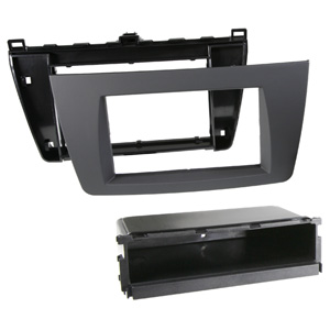 Aerpro FP9066B Single / Double Din Facia w/ Pocket For Mazda 6