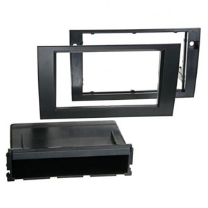 Audi A4 Single / Double DIN Facia Kit w/ Pocket Aerpro FP9102 Audi A4 Single / Double DIN Facia Kit w/ Pocket Aerpro FP9102