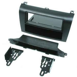 Mazda 3 Single DIN Facia Kit w/ Storage Pocket Aerpro FP997504 Mazda 3 Single DIN Facia Kit w/ Storage Pocket Aerpro FP997504