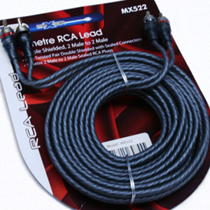 Aerpro MX522 5M 2-Channel RCA Audio Signal Cable