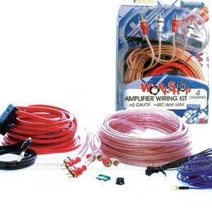 Aerpro WKS408 8-Gauge 4-Channel Wiring Kit