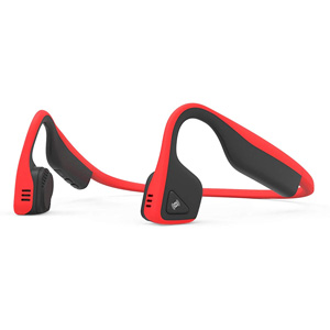 Aftershokz Trekz Titanium Wireless Bone Conducting Headphone Red