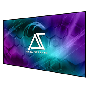 Akia Screens 125" Edge Free Fixed Projector Screen 16:9 Home Theater Akia Screens 125" Edge Free Fixed Projector Screen 16:9 Home Theater