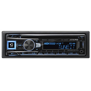 Alpine CDE-163EBT CD Receiver with Advanced Bluetooth, AUX, USB,