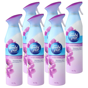 Ambi Pur 275g Air Freshener Air Effects Spring & Renewal (6 Pack)