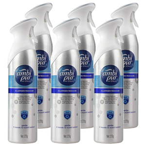 Ambi Pur 275g Air Freshener Air Effects Allergen Reducer Gentle 6 Pack