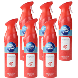 Ambi Pur 275g Air Freshener Air Effects Love's Bouquet (6 Pack)