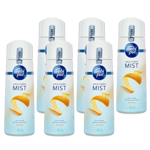 Ambi Pur 300ml Air & Fabric Mist Refill Mandarin (6 Pack)