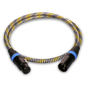 Aperion XLR-3M Premium Balanced XLR Male to Female Cable 3 Meters