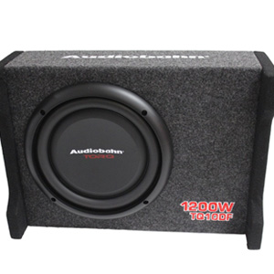 Audiobahn TQ10DF 10" 1200W Shallow Mount Loaded Enclosure