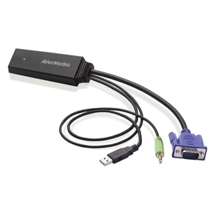 AVerMedia ET110 Video Adapter VGA to HDMI Output Full HD 1080p Cable