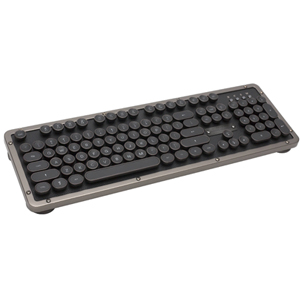 AZIO Retro Classic BT Bluetooth Backlit GUNMETAL Mechanical Keyboard AZIO Retro Classic BT Bluetooth Backlit GUNMETAL Mechanical Keyboard